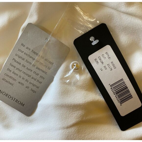 Bebe Womens Ivory Halter Neck Bodycon Dress Size L Polyester Blend - Picture 7 of 8